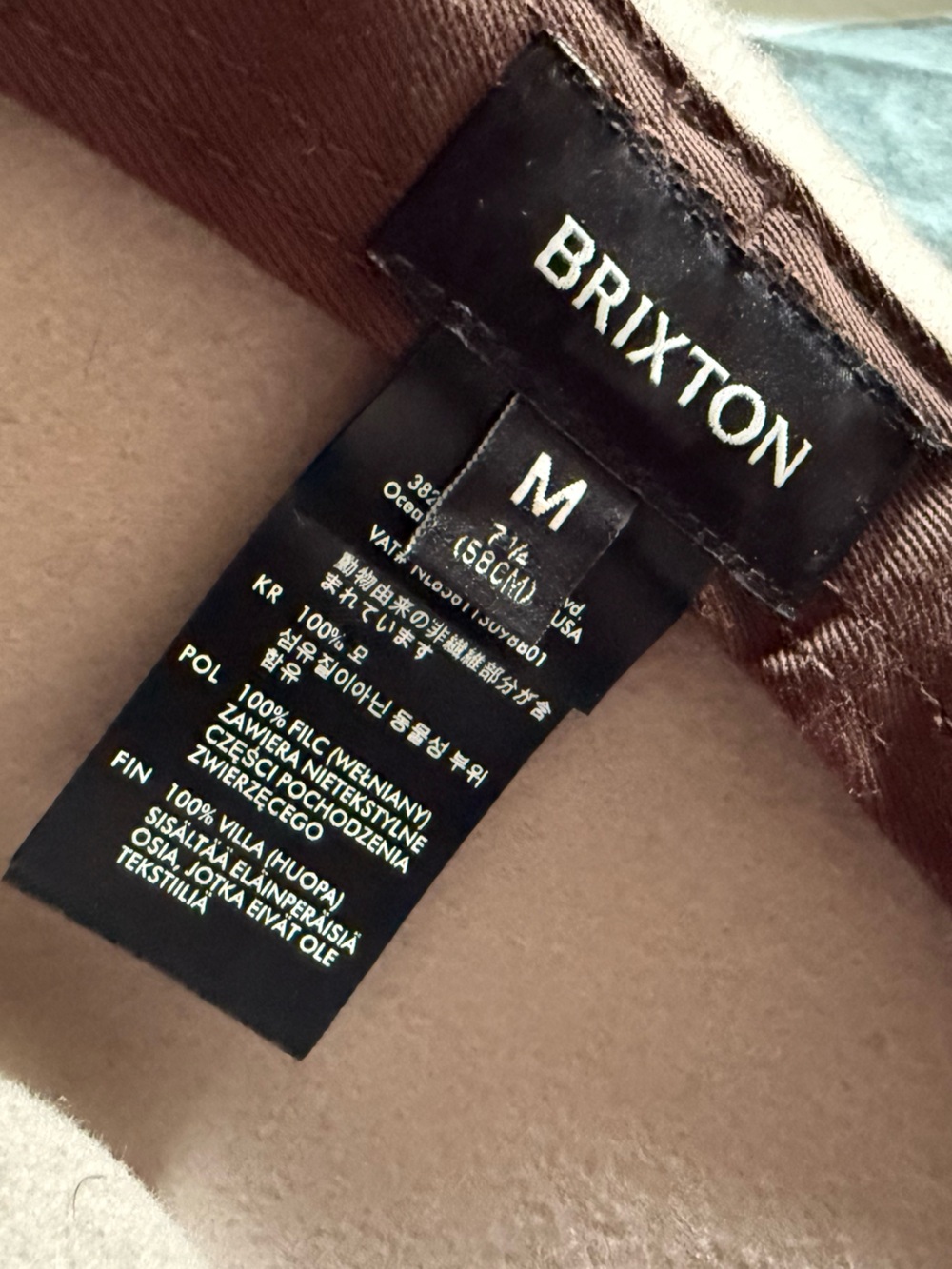 Brixton Beige Felt Fedora - Picture 4 of 6